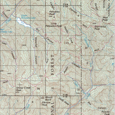 Palisades, ID - BLM Surface Mgmt. Preview 3