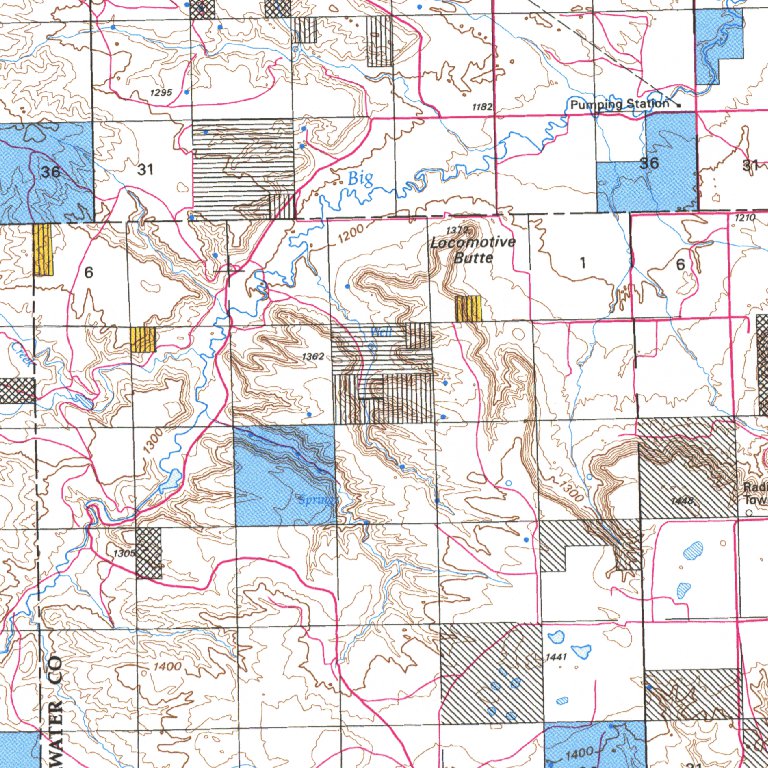 Harlowton, MT - BLM Minerals Mgmt. Map by Digital Data Services, Inc ...