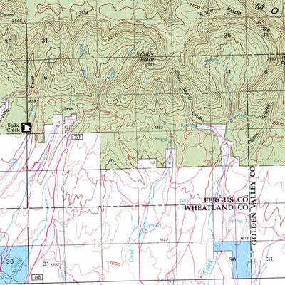 Big Snowy Mountains, MT - BLM Surface Mgmt. Preview 2