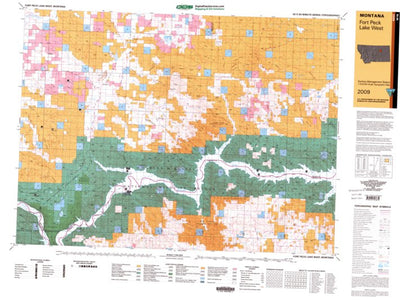 Fort Peck Lake West, MT - BLM Surface Mgmt. Preview 1