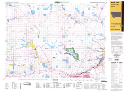 Great Falls North, MT - BLM Surface Mgmt. Preview 1