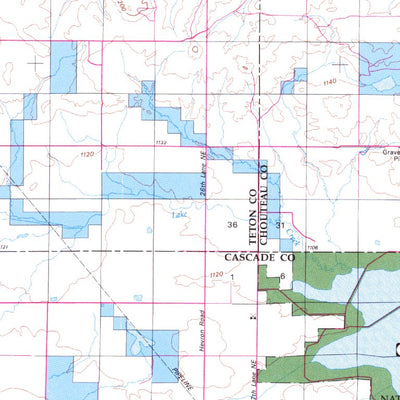 Great Falls North, MT - BLM Surface Mgmt. Preview 2