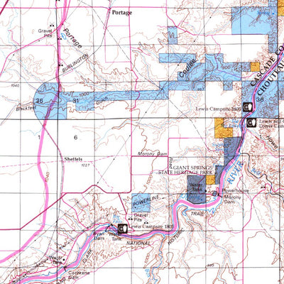 Great Falls North, MT - BLM Surface Mgmt. Preview 3