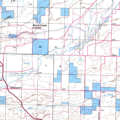 Valier, MT - BLM Surface Mgmt. Preview 2