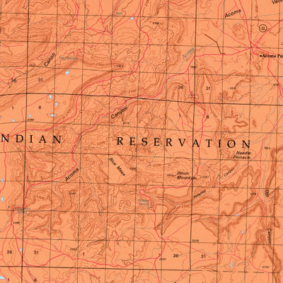 Acoma Pueblo, NM - BLM Surface Mgmt. Preview 3