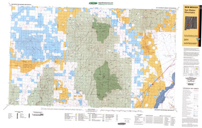 San Mateo Mountains, NM - BLM Surface Mgmt. Preview 1