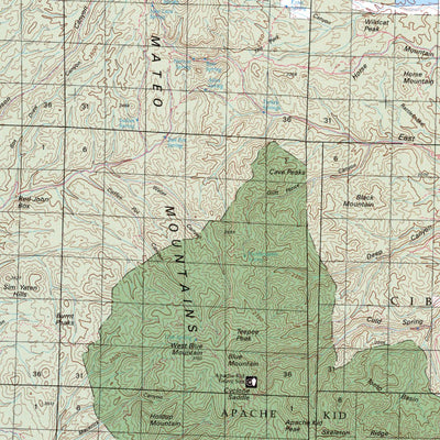San Mateo Mountains, NM - BLM Surface Mgmt. Preview 2