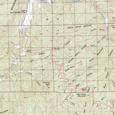 Tularosa Mountains, NM - BLM Surface Mgmt. Preview 3