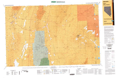 Kern Mountains, NV - BLM Surface Mgmt. Preview 1