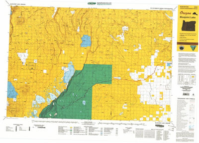 Bluejoint Lake, OR - BLM Surface Mgmt. Preview 1