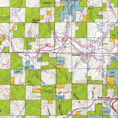 Canyonville, OR - BLM Surface Mgmt. Preview 2