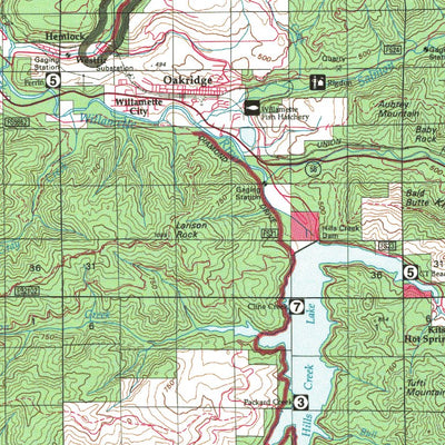 Oakridge, OR - BLM Surface Mgmt. Preview 2