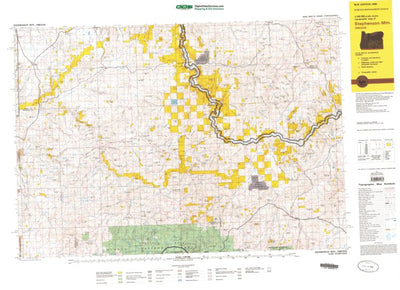 Stephenson Mountain, OR - BLM Surface Mgmt. Preview 1