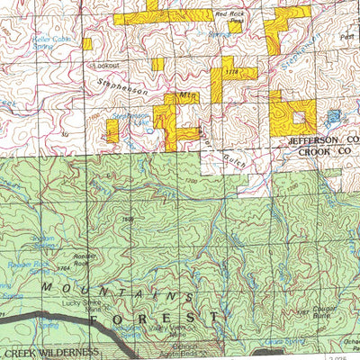 Stephenson Mountain, OR - BLM Surface Mgmt. Preview 3