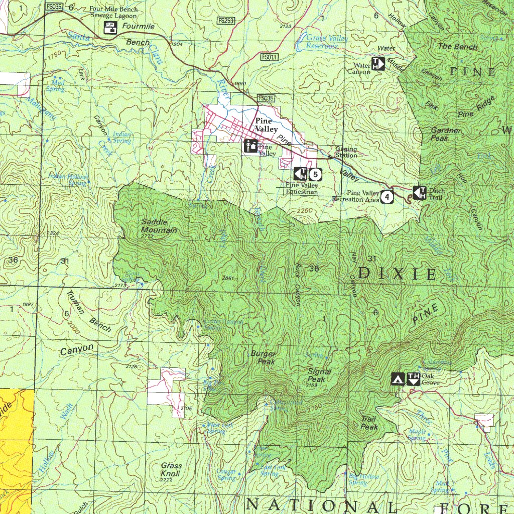 Saint George, UT - BLM Surface Mgmt. Map by Digital Data Services, Inc ...