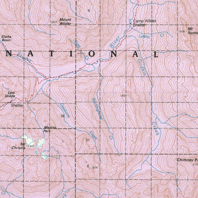 Mount Olympus, WA - BLM Surface Mgmt. Preview 2