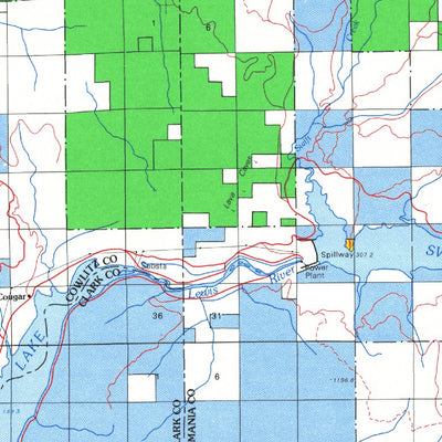 Mount Saint Helens & V, WA - BLM Surface Mgmt. Preview 3