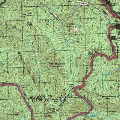 Robinson Mountain, WA - BLM Surface Mgmt. Preview 3