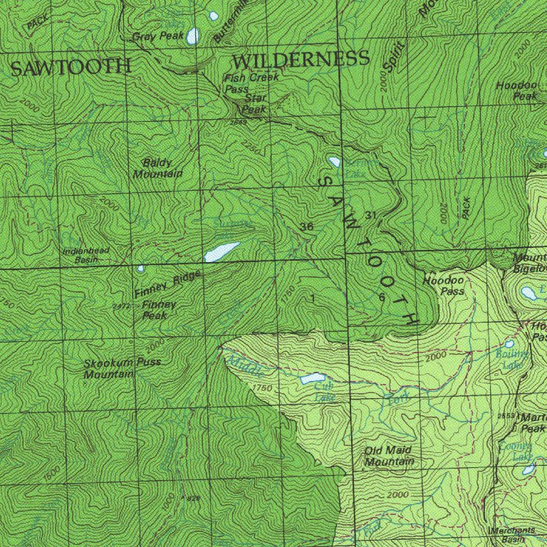 Twisp, WA - BLM Surface Mgmt. Map by Digital Data Services, Inc ...