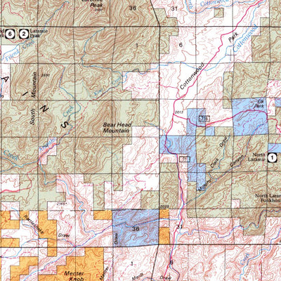 Laramie Peak, WY - BLM Surface Mgmt. Preview 2