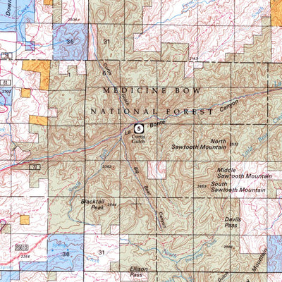 Laramie Peak, WY - BLM Surface Mgmt. Preview 3