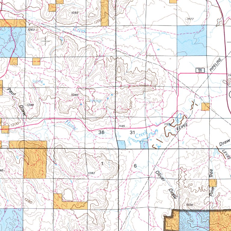 Recluse, WY - BLM Surface Mgmt. Map by Digital Data Services, Inc ...