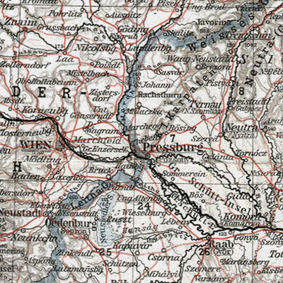 Railway Map of Austria-Hungary in 1910 Preview 3