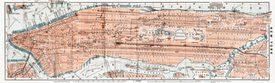 New York (Manhattan) Map, 1909 Preview 1