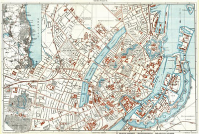 Copenhagen City Map, 1910 Preview 1