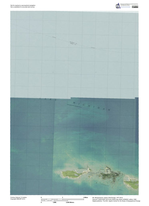 MI-Waugoshance Island: GeoChange 1977-2012 Preview 1