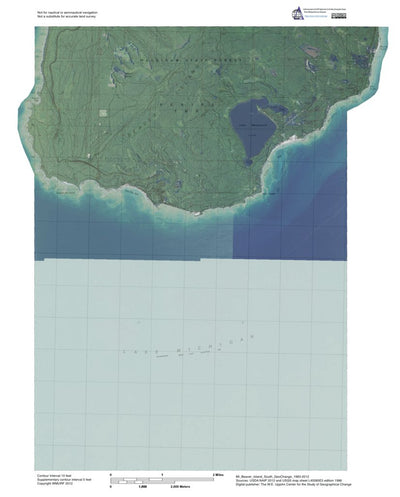 MI-Beaver Island South: GeoChange 1983-2012 Preview 1