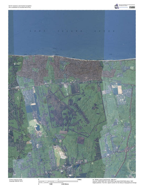 NY-Middle Island: GeoChange 1967-2011 Preview 1