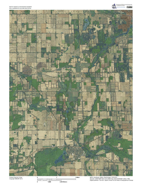 MI-Southwest Albion: GeoChange 1976-2012 Preview 1
