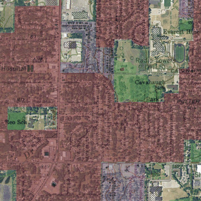 MI-Lansing South: GeoChange 1964-2012 Preview 2