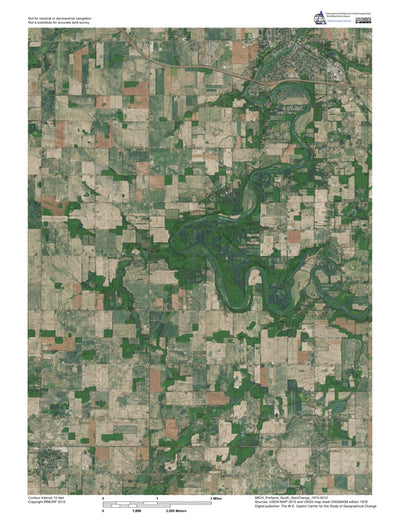 MI-Portland South: GeoChange 1974-2012 Preview 1