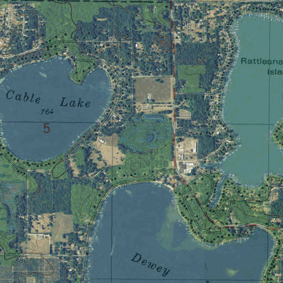 MI-Sister Lakes: GeoChange 1976-2012 Preview 2