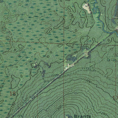 MI-St. Helen NW: GeoChange 1961-2012 Preview 3