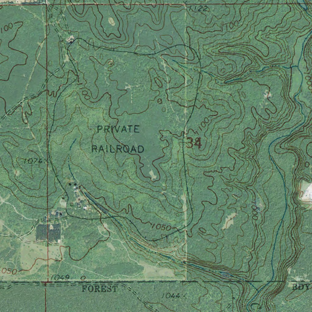 MI-Fairview: GeoChange 1971-2012 Map by Western Michigan University ...