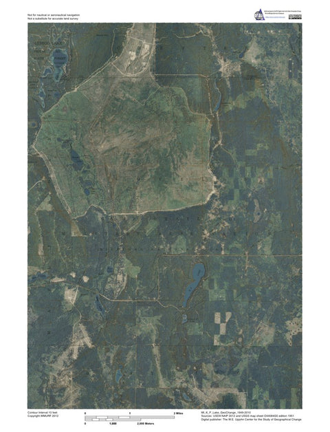 MI-K P Lake: GeoChange 1949-2010 Preview 1