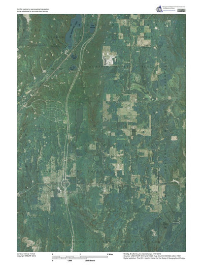 MI-Big Bradford Lake: GeoChange 1949-2012 Preview 1