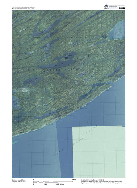 MI-Lake Richie: GeoChange 1955-2012 Preview 1