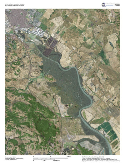 CA-Petaluma River: GeoChange 1952-2012 Preview 1