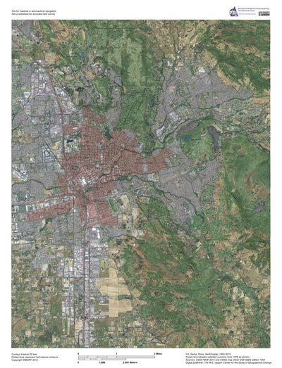 CA-Santa Rosa: GeoChange 1952-2012 Preview 1