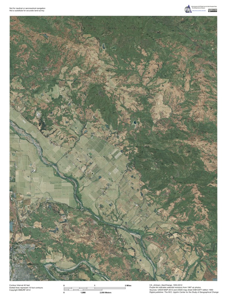 CA-Jimtown: GeoChange 1953-2012 Map by Western Michigan University ...