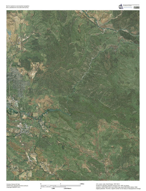 CA-Lower Lake: GeoChange 1957-2012 Preview 1