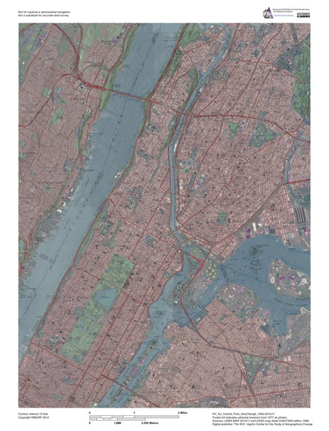 NY-NJ-Central Park: GeoChange 1954-2010-11 Preview 1