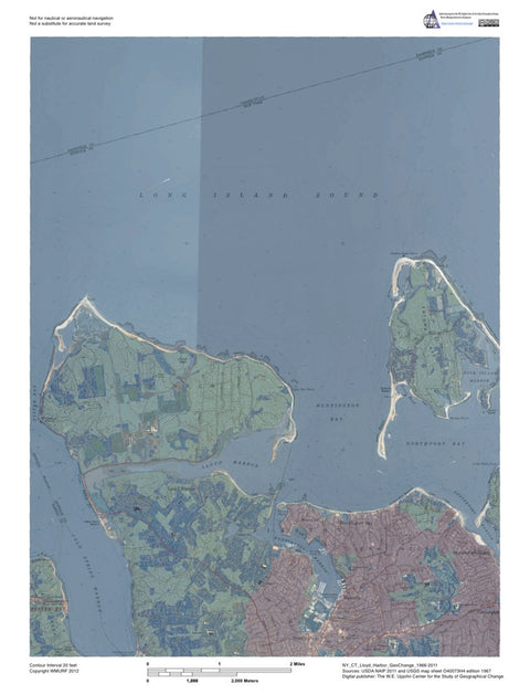 NY-CT-Lloyd Harbor: GeoChange 1966-2011 Preview 1