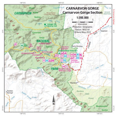 Hema - Outback QLD - Carnarvon Gorge inset Preview 1