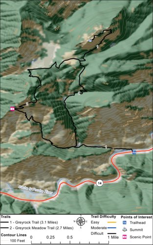 Greyrock Trail Map by Walsh Law LLC | Avenza Maps