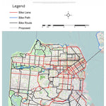 The Ultimate San Francisco Bicycle Route Network Map Preview 1